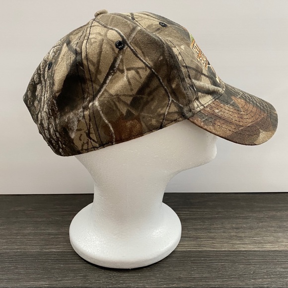 Vintage Interstate Batteries RealTree Hardwood Camouflage Camo Snapback Hat Cap - Picture 3 of 9